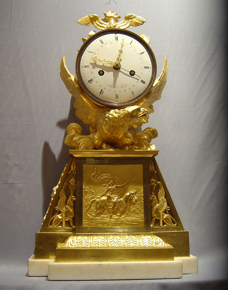 Antique French Louis XVIth mantel clock by Sallot a Paris