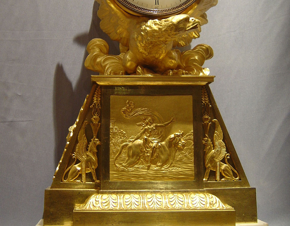 Antique French Louis XVIth mantel clock by Sallot a Paris