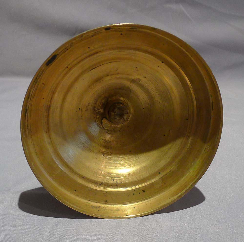 Pair of bronze candlesticks in the Empire style.