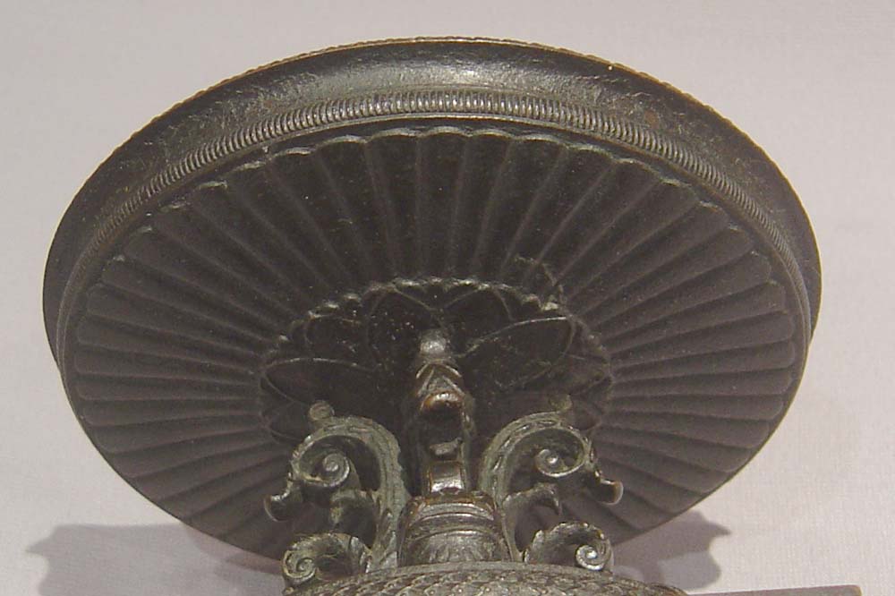English Regency antique bronze pastille burner.