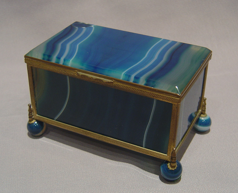 Blue agate Box.