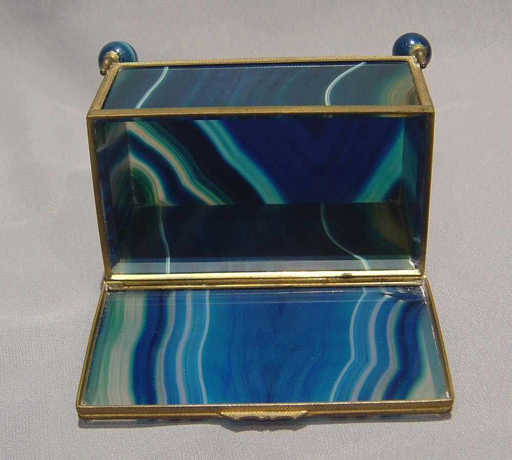 Blue agate Box.