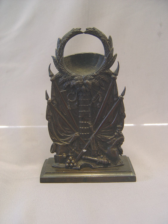 English Regency bronze watch stand as 