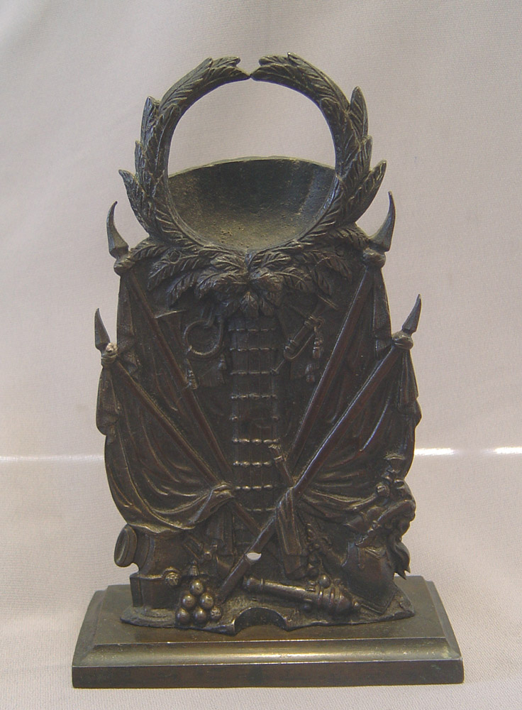 English Regency bronze watch stand as 