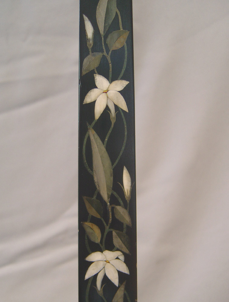 Pair antique English pietra dura obelisks