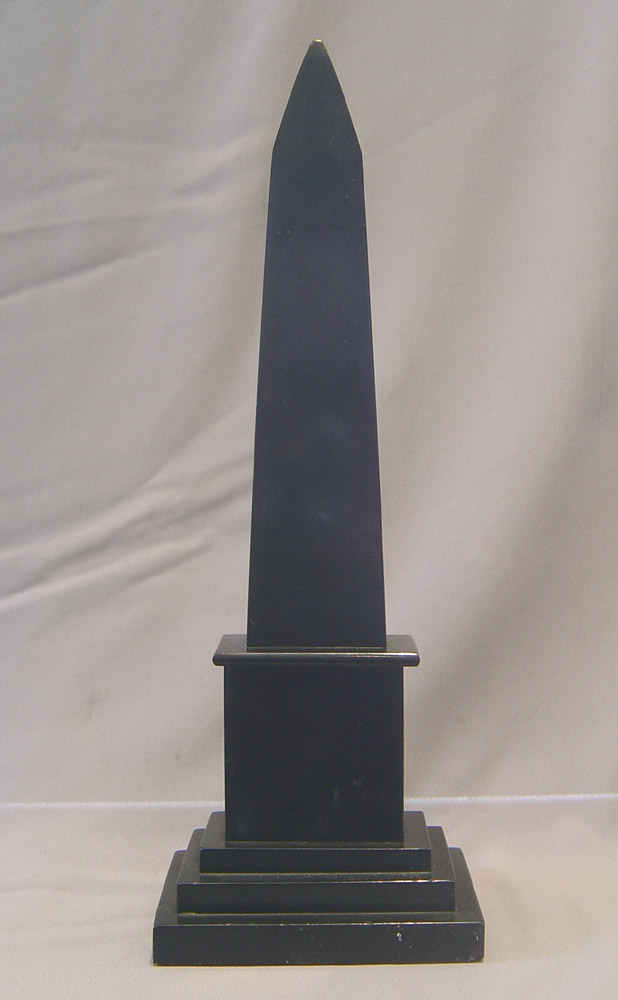 Fine English pietra dura thermometer.