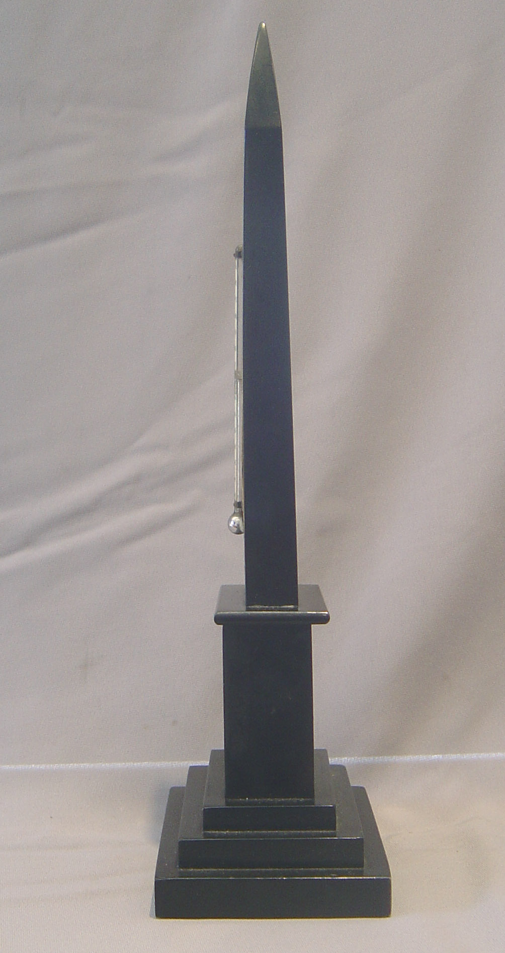 Fine English pietra dura thermometer.