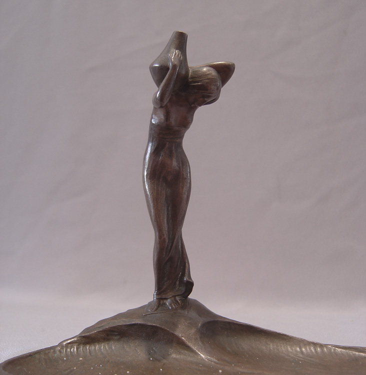 An Art Nouveau desk seal by Rubinstein.