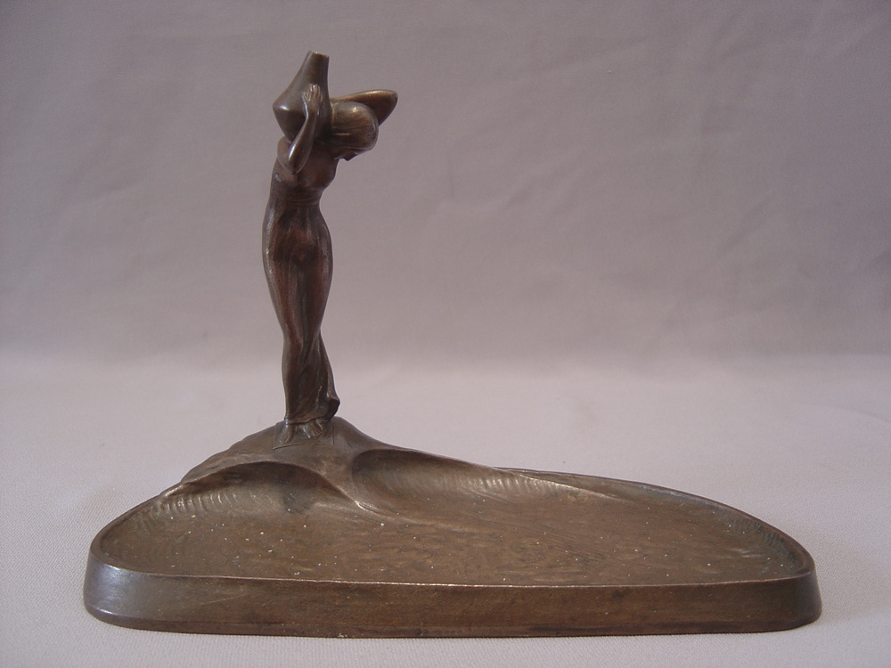 An Art Nouveau desk seal by Rubinstein.