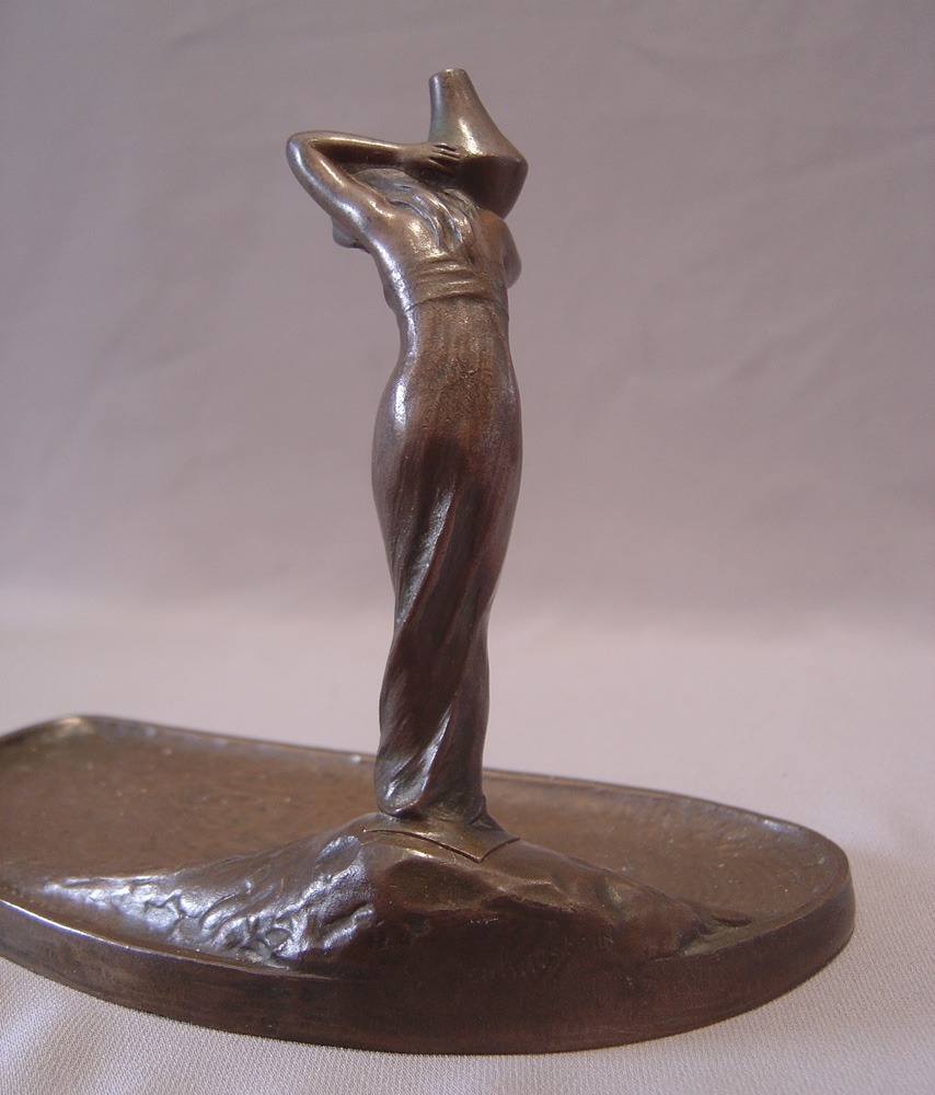 An Art Nouveau desk seal by Rubinstein.