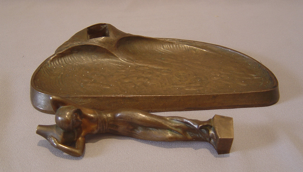 An Art Nouveau desk seal by Rubinstein.