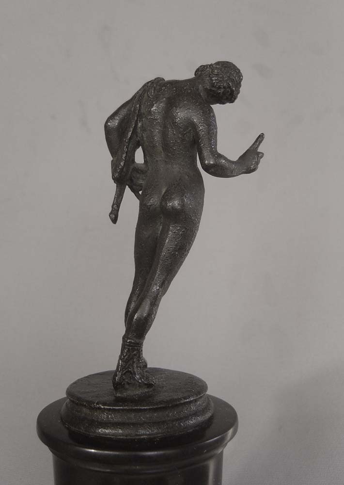 Antique Italian Grand Tour  bronze model of Narcissus, Neopolitan.