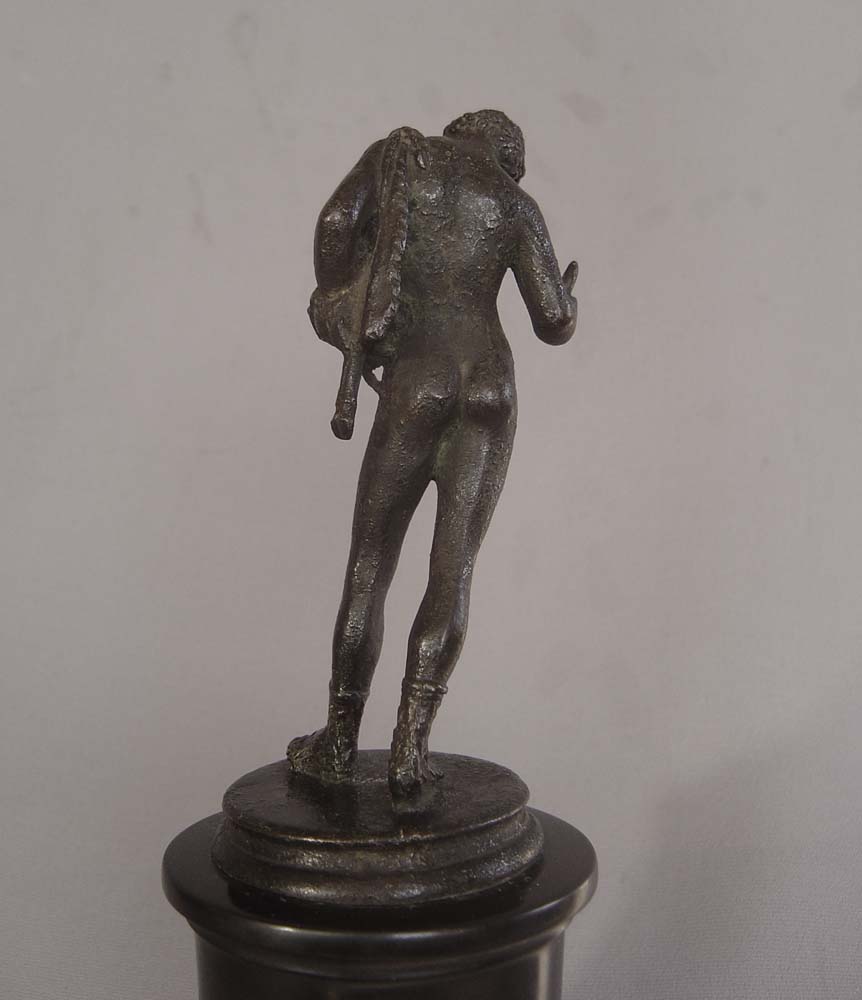 Antique Italian Grand Tour  bronze model of Narcissus, Neopolitan.