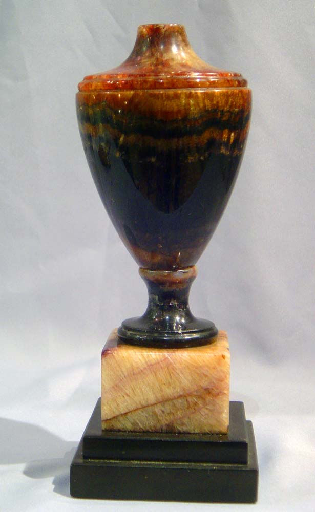 Antique Vase English Blue John Fleurospar.