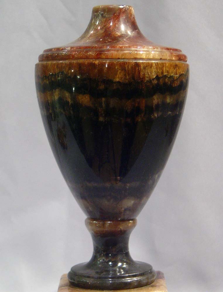Antique Vase English Blue John Fleurospar.