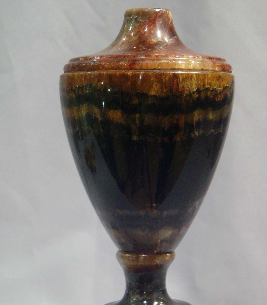 Antique Vase English Blue John Fleurospar.