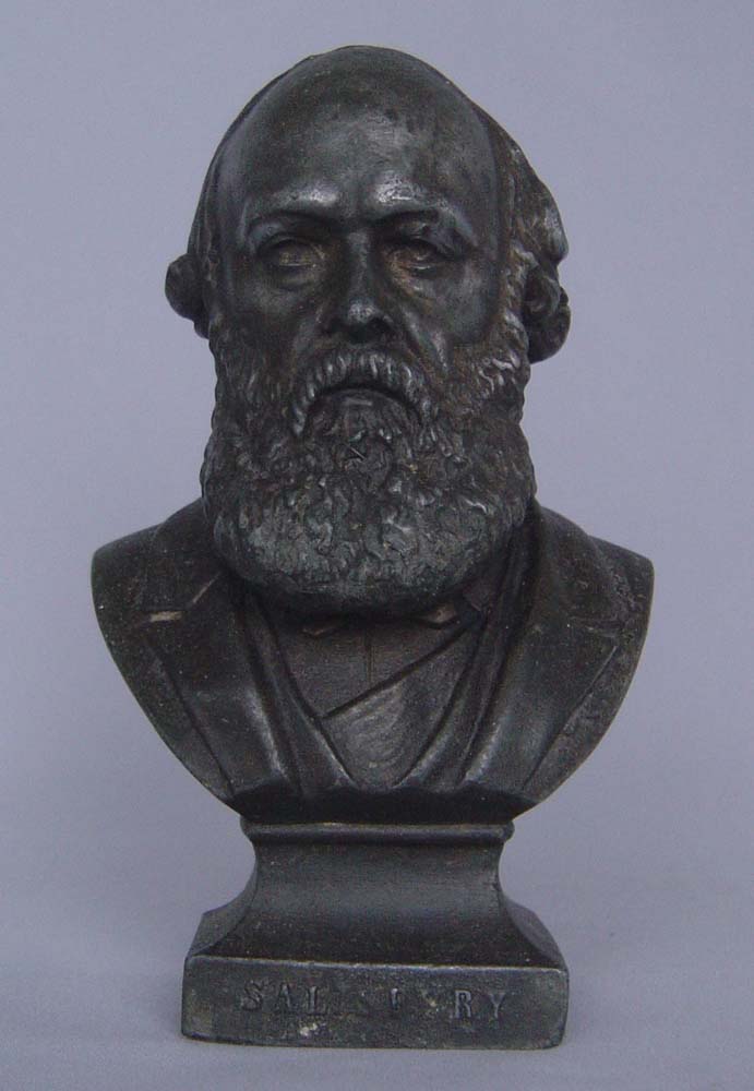 Antique bust of English Prime Minister Lord Salisbury.
