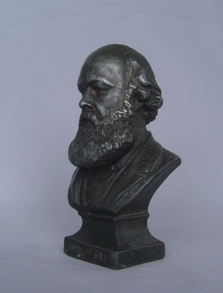 Antique bust of English Prime Minister Lord Salisbury.