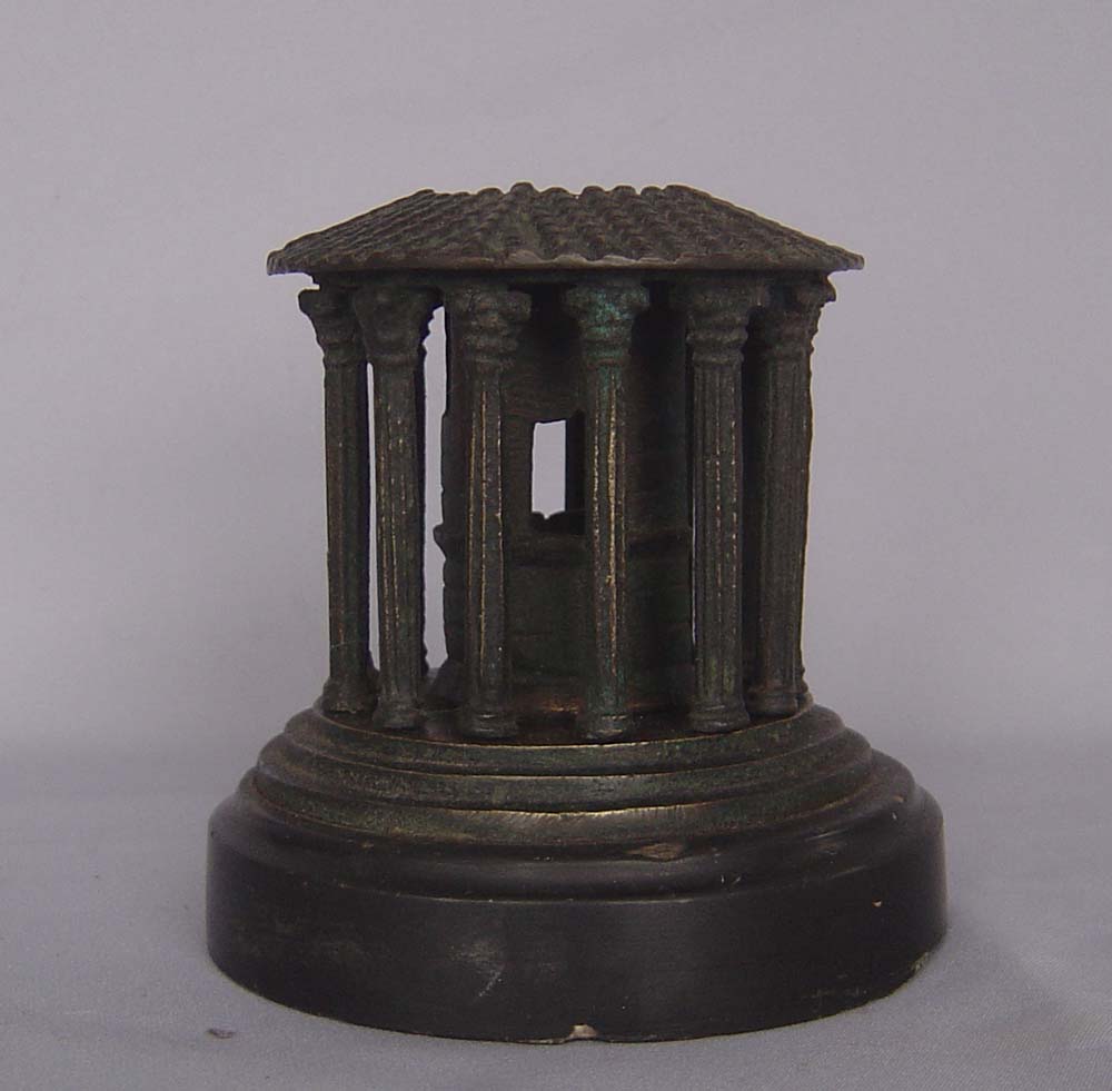 Antique Grand Tour model of the Temple of Vesta.