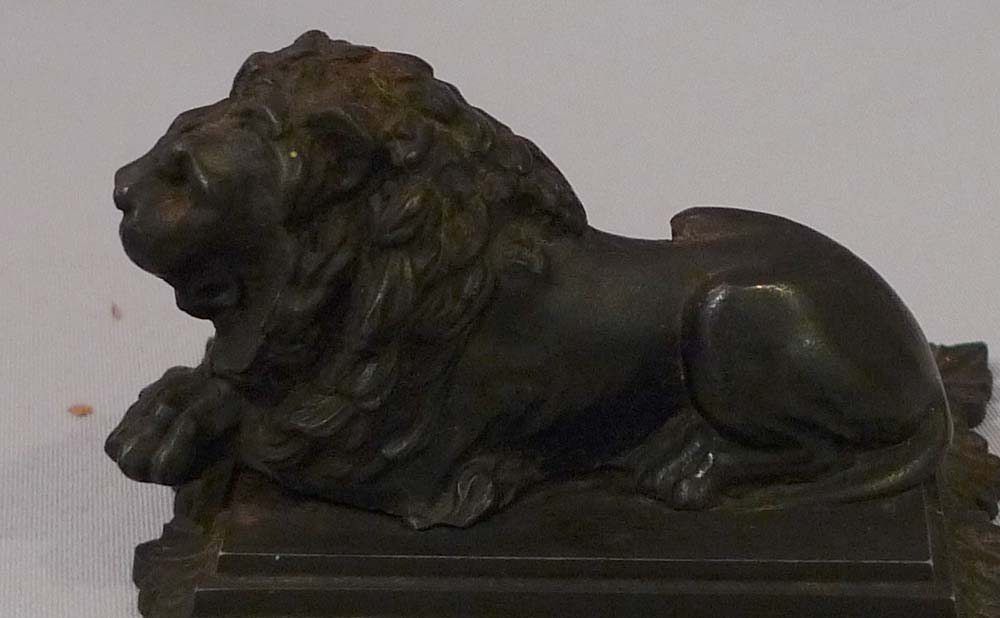 Antique Berlin ironwork Lion.