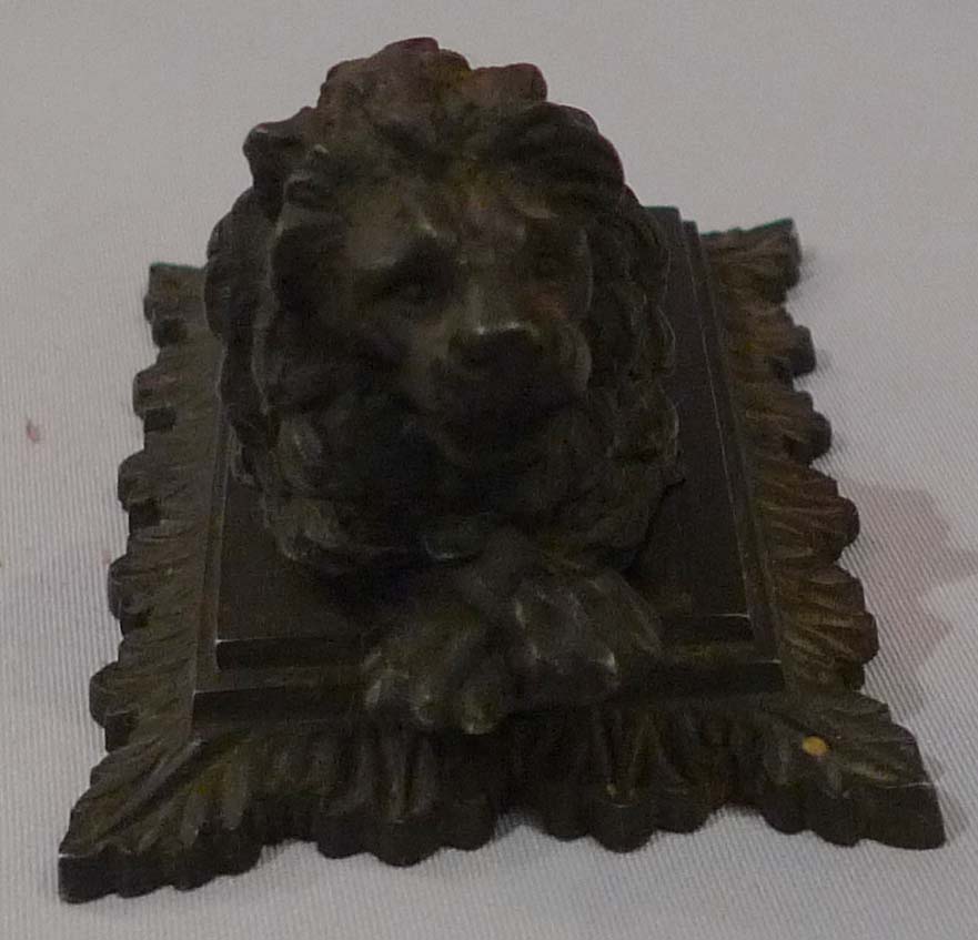 Antique Berlin ironwork Lion.
