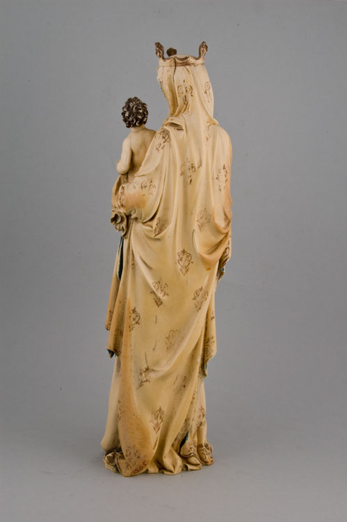 Antique  Philipino ivory, 17th century Madonna and Child.
