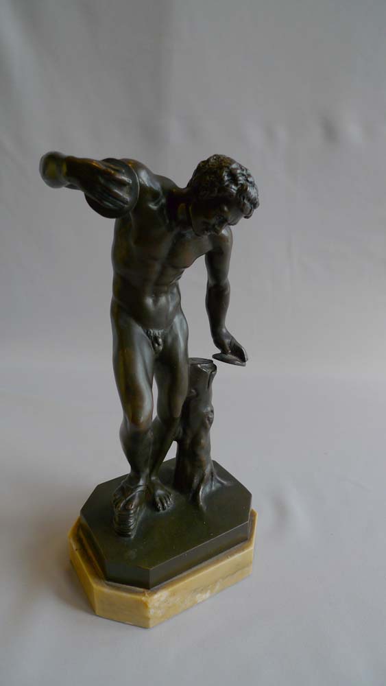 Antique Italian Grand Tour bronze of the dancing Faun.