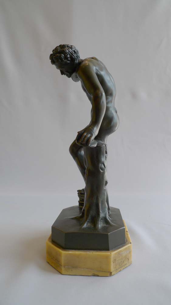 Antique Italian Grand Tour bronze of the dancing Faun.