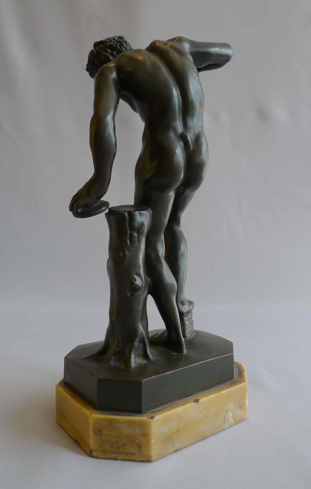 Antique Italian Grand Tour bronze of the dancing Faun.