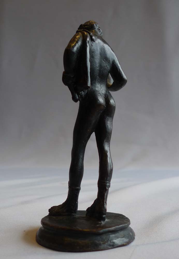 Grand Tour antique bronze of Narcissus.