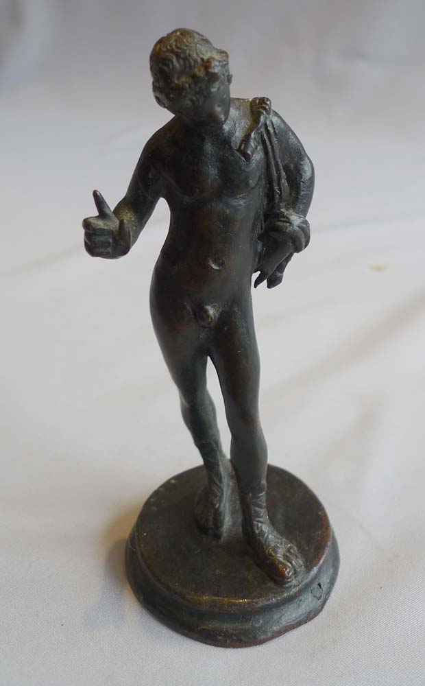 Grand Tour antique bronze of Narcissus.