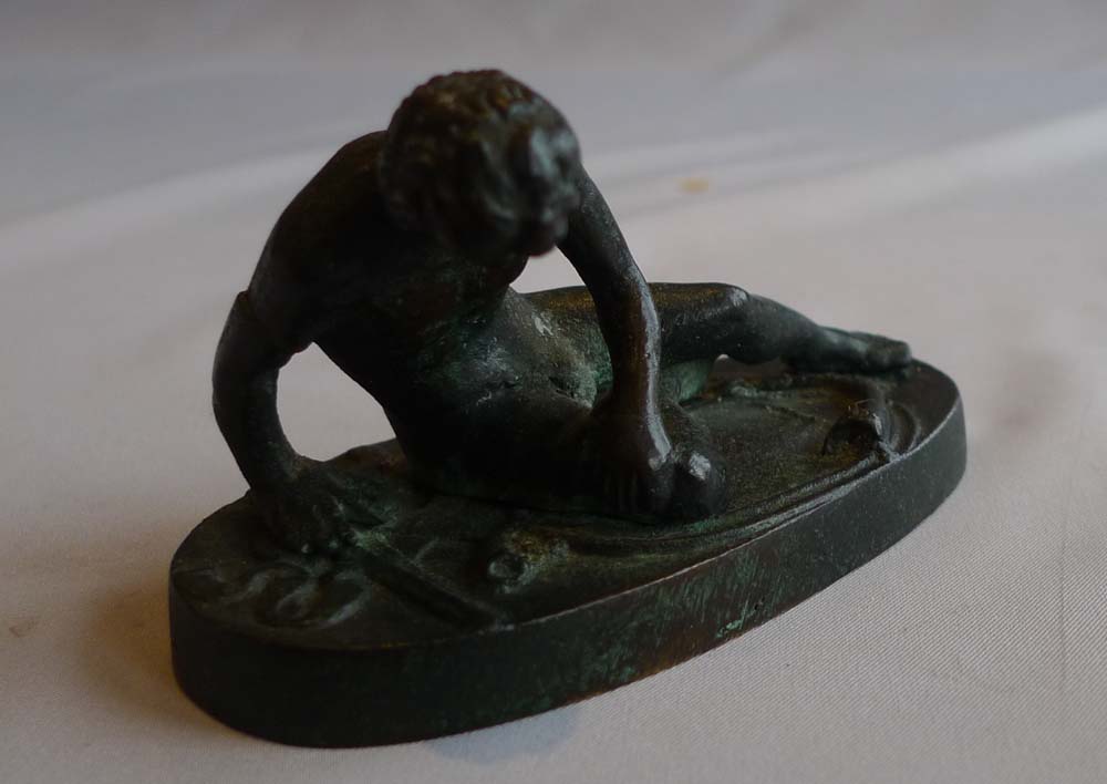 Antique Grand Tour bronze of Dying Gaul.