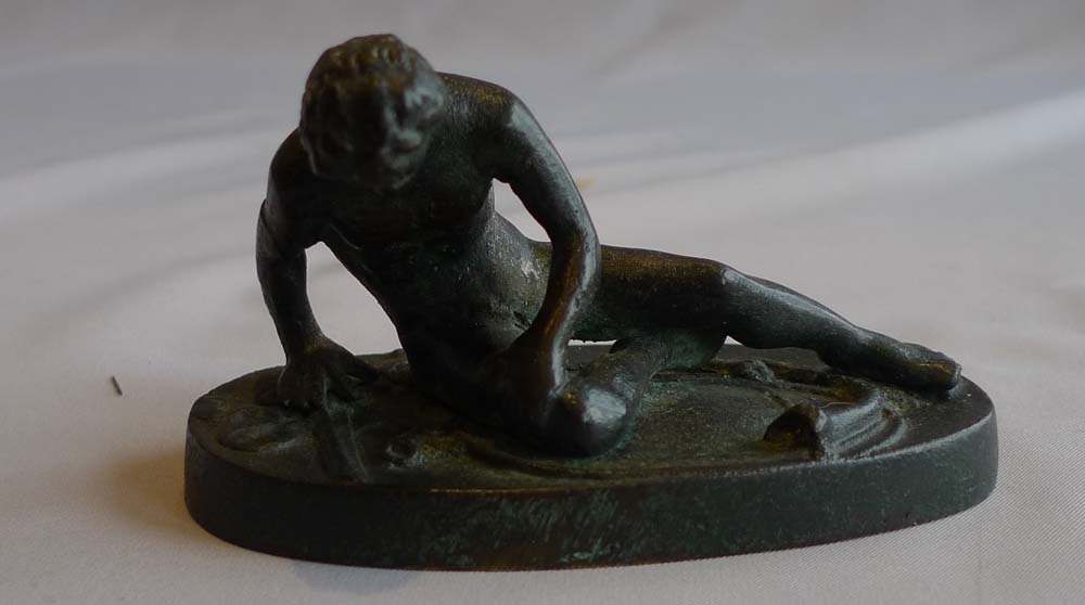Antique Grand Tour bronze of Dying Gaul.
