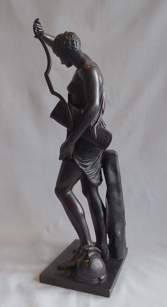 Antique bronze, Grand Tour French, after the antique, of the Amazon.