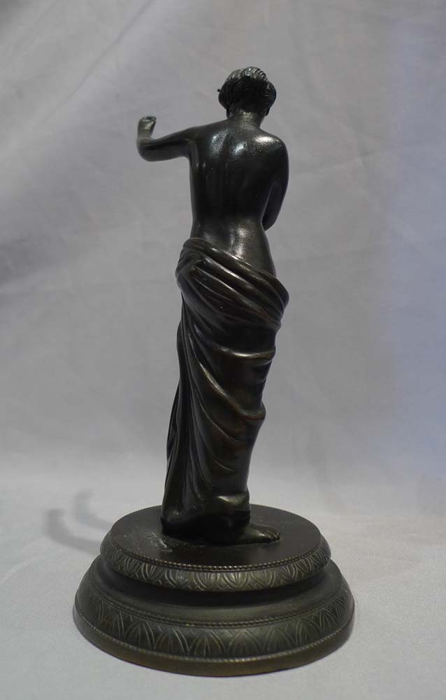 Grand Tour antique bronze of a woman, probably Naples.