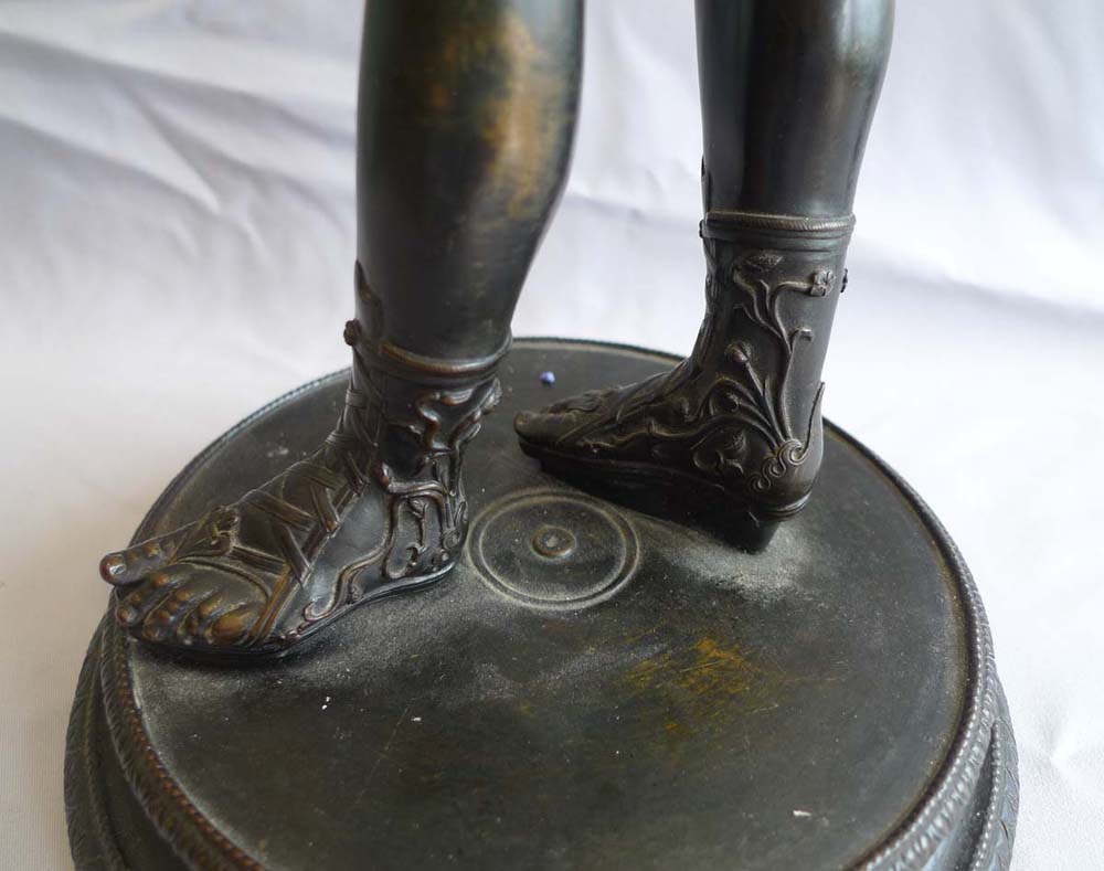 Grand Tour antique Italian bronze of Narcissus of fine quality.