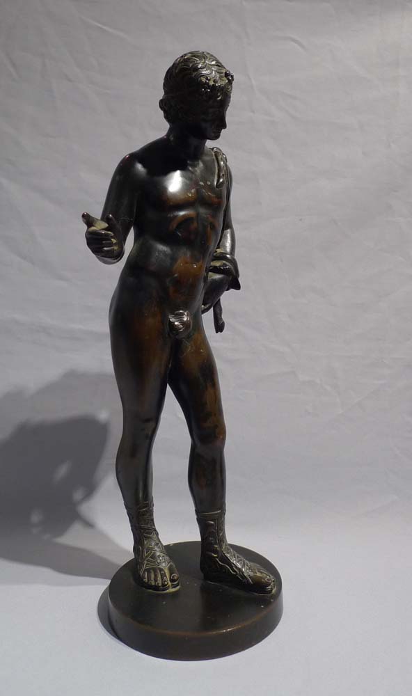 Grand Tour antique  bronze figure of Narcissus