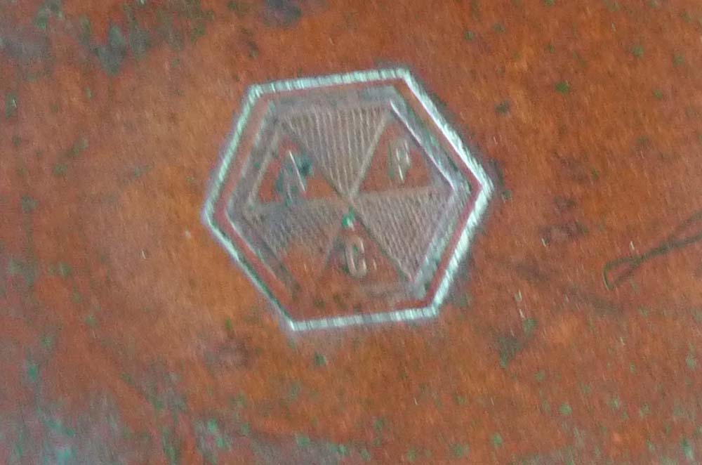 Antique English Gothic revival patinated bronze jewellry box in form of a Gothic coffer.