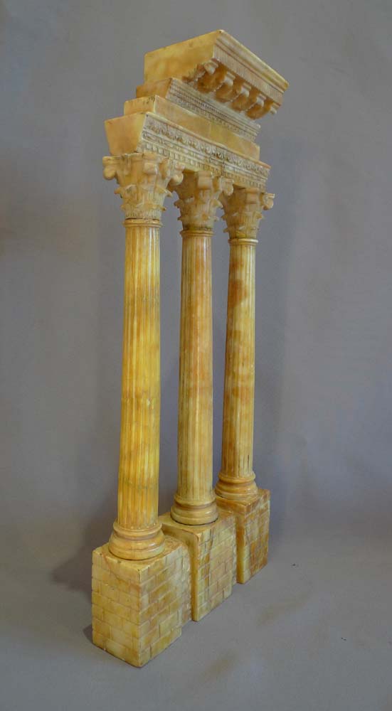 Antique Grand Tour ruin in Alabaster