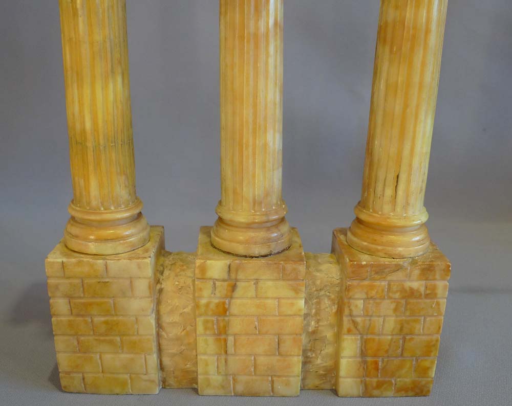 Antique Grand Tour ruin in Alabaster