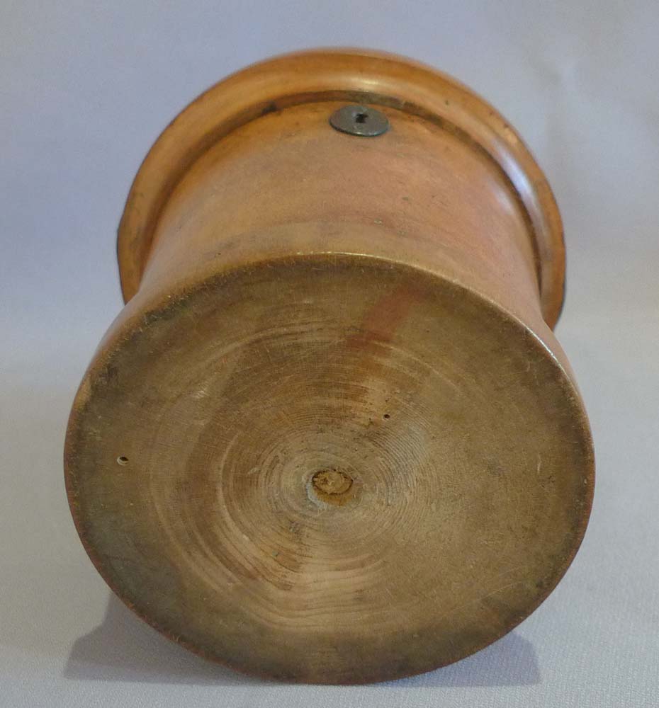 Antique and rare tea caddy in the shape of a coal bucket