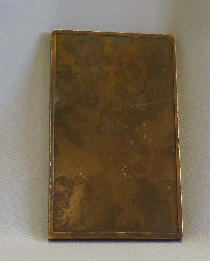 Art nouveau plaque of Leda and the Swan signed 