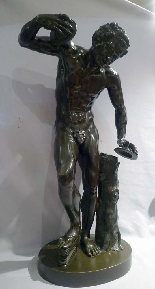 Antique Grand Tour bronze of the Dancing Faun.