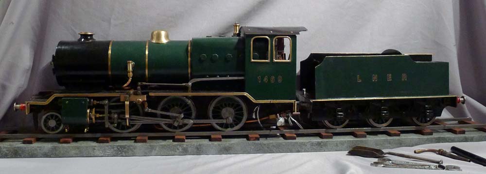 2.5 inch guage 2-6-0 tender loco steam locomotive.