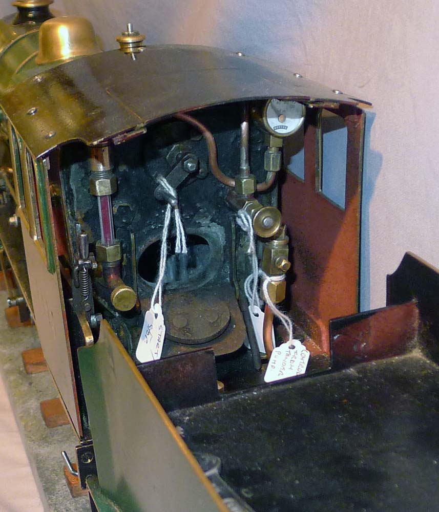 2.5 inch guage 2-6-0 tender loco steam locomotive.