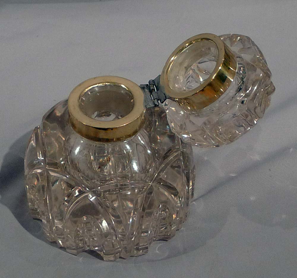 Antique French Boulle 4 piece desk set.