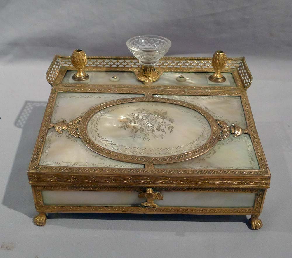 Superb Palais Royal silver gilt and gilt bronze caskett