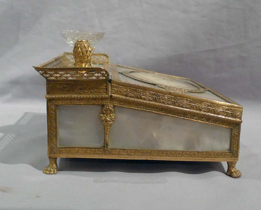 Superb Palais Royal silver gilt and gilt bronze caskett