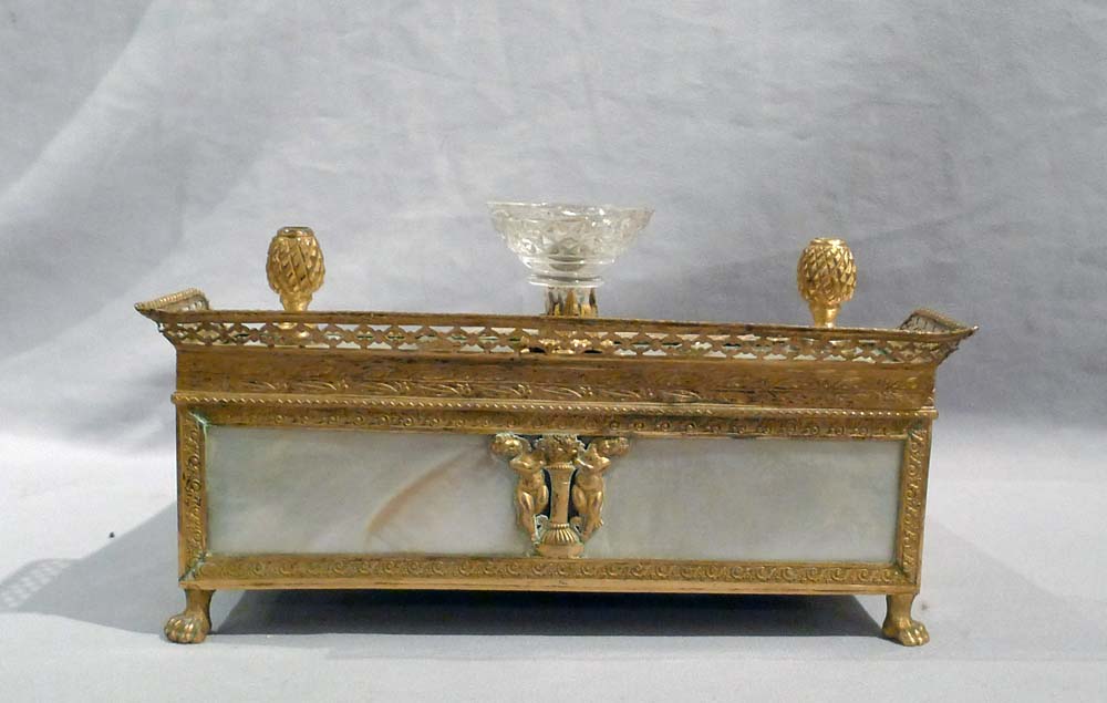 Superb Palais Royal silver gilt and gilt bronze caskett