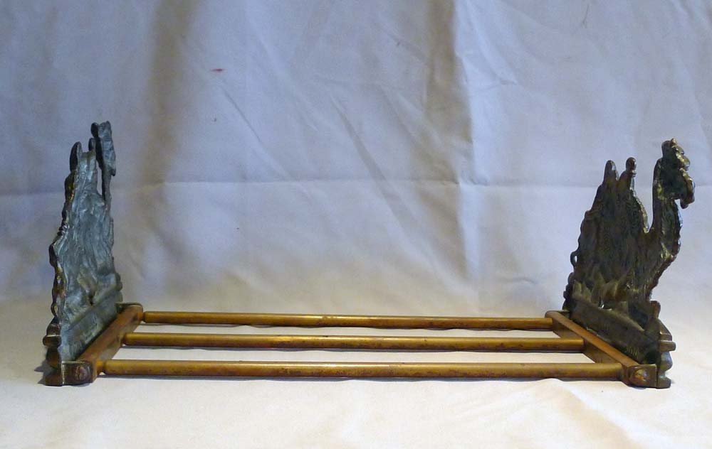 Antique pair English bookends in the shape of a camel.